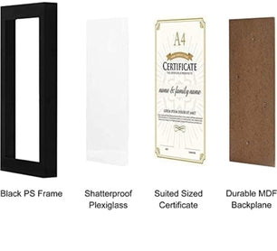 EasyGoods® A4 Wooden Photo Frame - Perfect for Home Decor & Gifting