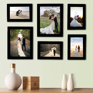 EasyGoods® A4 Wooden Photo Frame Collage  - Perfect for Home Decor & Gifting