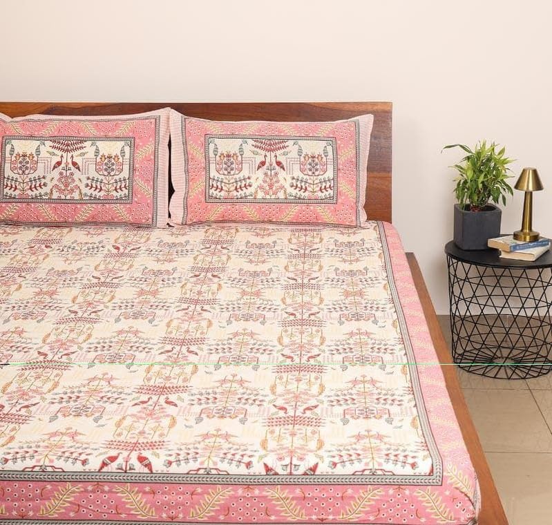 EasyGoods® 240 TC Pure Cotton Bedsheet