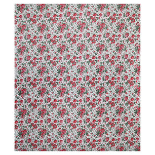 EasyGoods® Premium Floral Red Anokhi Printed Cotton Bedsheet – Authentic Traditional Style - EasyGoods India