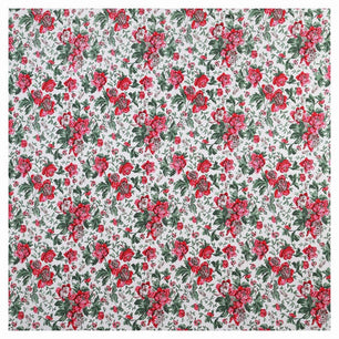 EasyGoods® Premium Floral Red Anokhi Printed Cotton Bedsheet – Authentic Traditional Style - EasyGoods India