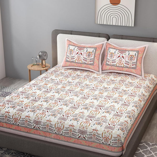 EasyGoods® 240 TC Pure Cotton Bedsheet