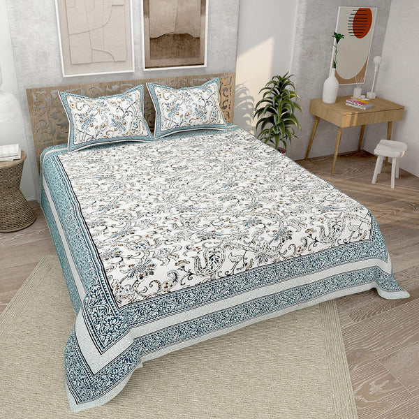 EasyGoods® 240 TC Pure Cotton Bedsheet