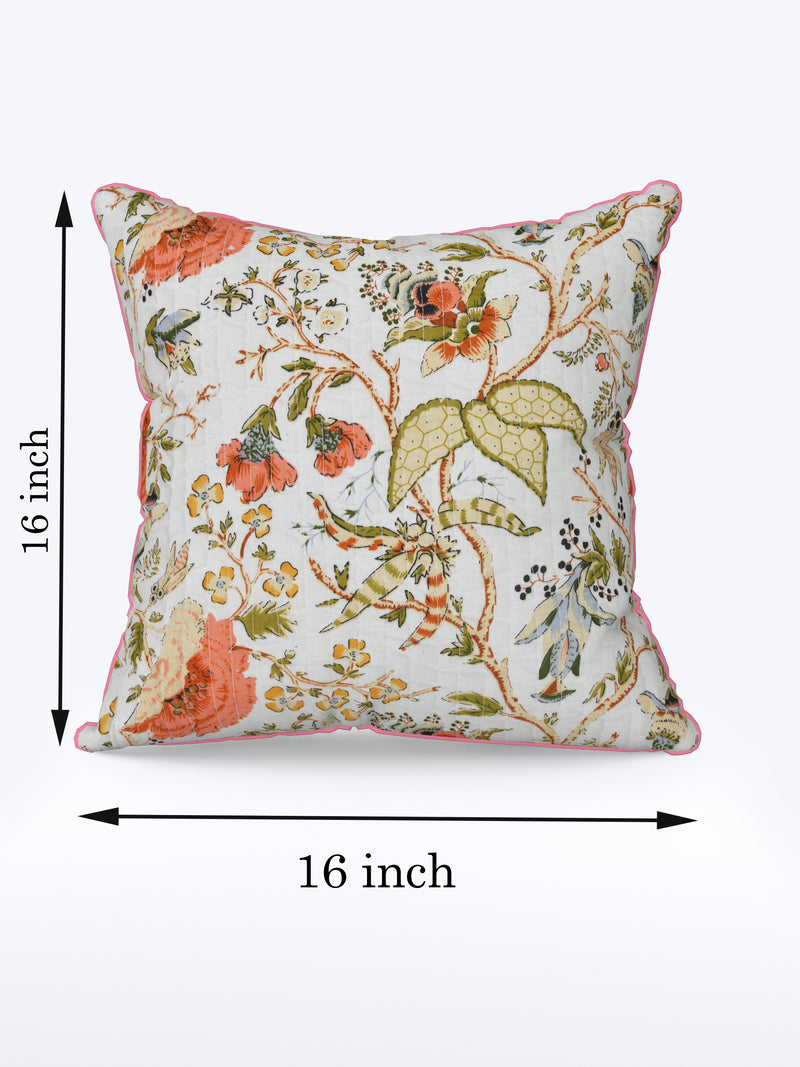 Tangerian Anokhi Cotton Cushion Covers - 16x16 Inches