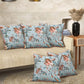 Aqua Blue Anokhi Cotton Cushion Covers - 16x16 Inches - EasyGoods India