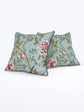 Aquatic Green Anokhi Cotton Cushion Covers - 16x16 Inches