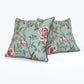 Aquatic Green Anokhi Cotton Cushion Covers - 16x16 Inches
