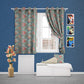 EasyGoods® Premium 240 TC 100% Cotton Anokhi Green Curtains for Door Windows with Grommets for Living Room Bedroom - EasyGoods India
