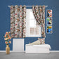 EasyGoods® Premium 240 TC 100% Cotton Anokhi Mustard Curtains for Door Windows with Grommets for Living Room Bedroom - EasyGoods India