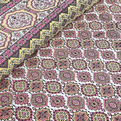 Ethnicjaipuri Pure Comfort Cotton  Bedsheet with 2 Pillow Covers