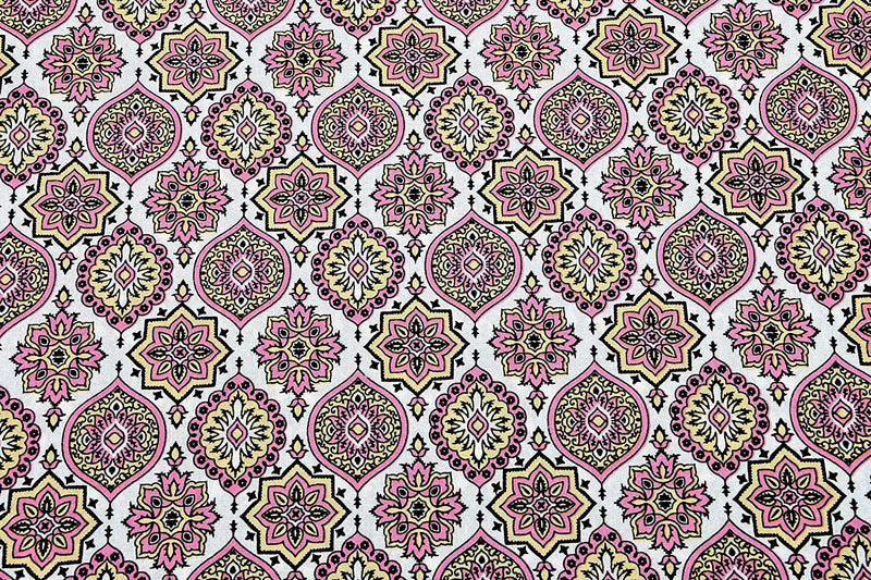 Ethnicjaipuri Pure Comfort Cotton  Bedsheet with 2 Pillow Covers