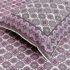 Ethnicjaipuri Pure Cotton CLOTHOLOGY Skin Friendly  Floral bedsheet With 2 Plow
