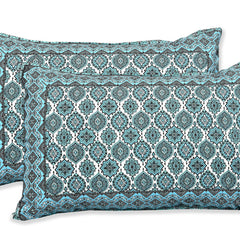 Ethnicjaipuri PURE COMFORT 100% Cotton Rajasthani Bedsheet with 2 Pillow Covers