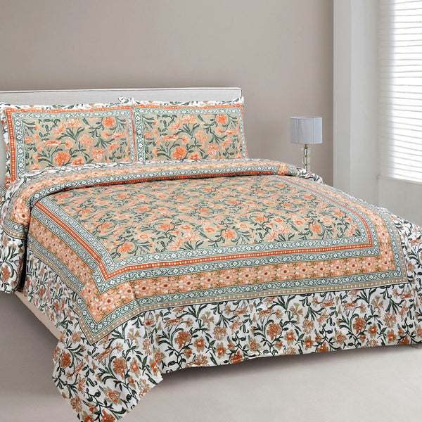 Ethnicjaipuri Pure Comfort 100% Cotton Supreme Quality With 2 Plow Covers
