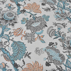 Ethnicjaipuri  Moxo Print CottoFlower n Bedsheet With 2 Plow Covers