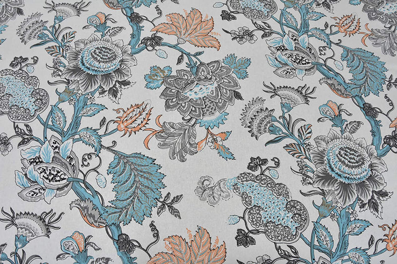 Ethnicjaipuri  Moxo Print CottoFlower n Bedsheet With 2 Plow Covers