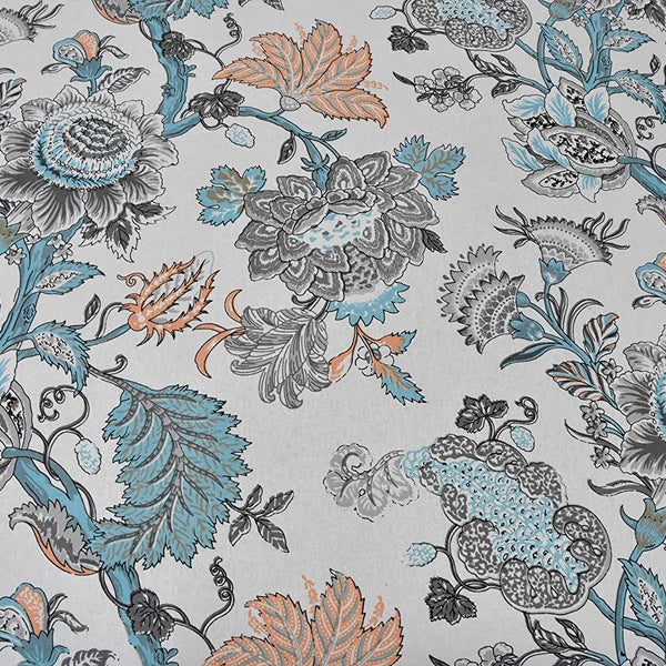 Ethnicjaipuri  Moxo Print CottoFlower n Bedsheet With 2 Plow Covers