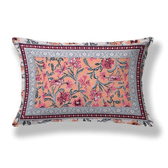 Ethnicjaipuri Print Cotton Flower n Bedsheet With  Plow  Cover
