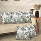 Floral Green Anokhi Cotton Cushion Covers - 16x16 Inches - EasyGoods India
