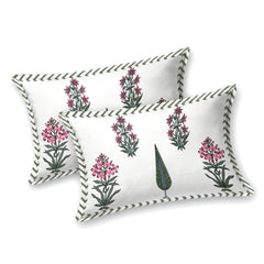 Kalakarti  Floral Pure Cotton King Bedsheet  with 2 Pillow Covers