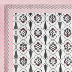 Kalakarti Jaipuri Printted 100% Cotton Bedsheet With 2 Plow Covers