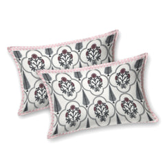 Kalakarti Jaipuri Printted 100% Cotton Bedsheet With 2 Plow Covers