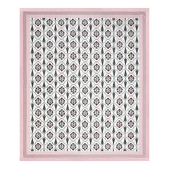 Kalakarti Jaipuri Printted 100% Cotton Bedsheet With 2 Plow Covers