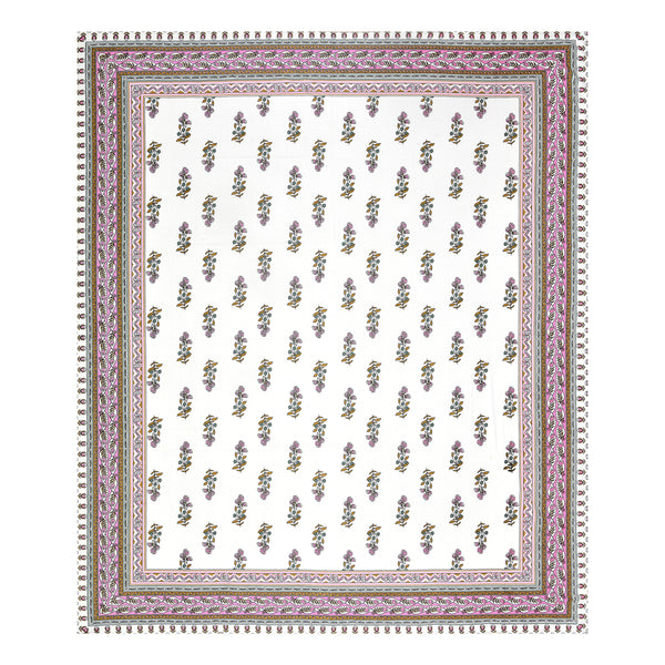 Kalakriti Mogra Mehfil Pure Cotton Double Bedsheet with 2 Pillow Covers