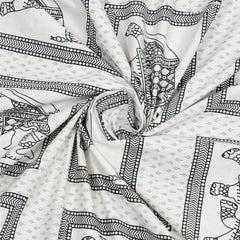 Kalakriti Mughal Caravan Pure Cotton Bedsheet with two pillow covers.