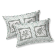 Kalakriti Mughal Caravan Pure Cotton  Bedsheet With 2 Plow Covers