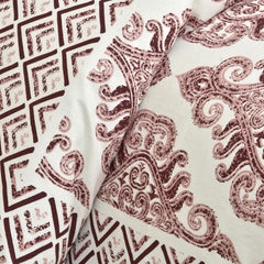 VIRAT DESIGN  Printed Cotton Bedsheet With 2 Pillow Cover