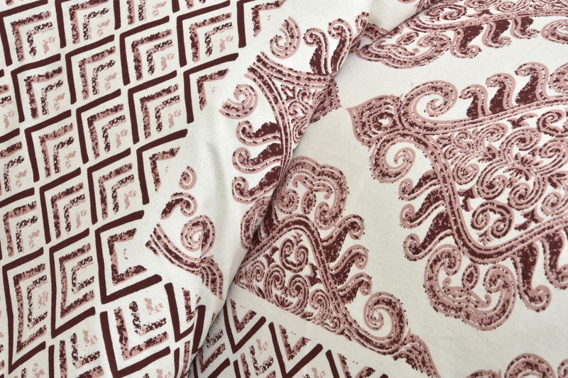 VIRAT DESIGN  Printed Cotton Bedsheet With 2 Pillow Cover