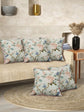 Mogra Peach Anokhi Cotton Cushion Covers - 16x16 Inches - EasyGoods India