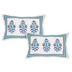 Sanganeri Hand Block Printed  Cotton Bedsheet with 2 Pillow Covers.