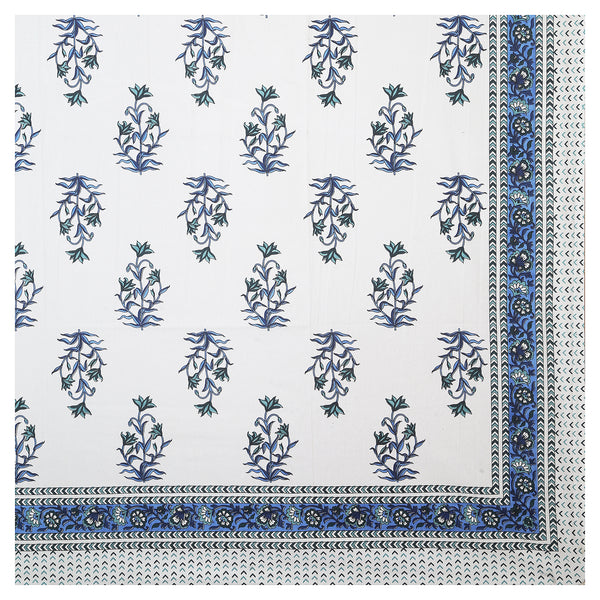 Sanganeri Printed Badsheet 100% cotton With Two Plow Covers.