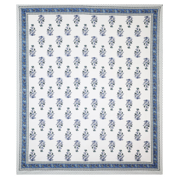 Sanganeri Printed Badsheet 100% cotton With Two Plow Covers.