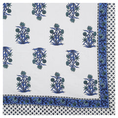 Sanganeri Printed Badsheet 100% cotton With Two Plow Covers.