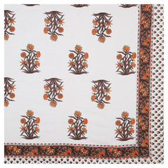 Sanganeri Printed Badsheet 100% cotton With Two Plow Covers.