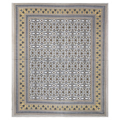 Sanganeri Cotton Bedsheet with a traditional ethnic print with two plow covers