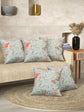 Sea Green Anokhi Cotton Cushion Covers - 16x16 Inches - EasyGoods India