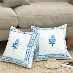 Canvas Blossom Cushion Covers - Premium Printed Designs for Elegant Home Decor