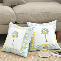 Canvas Blossom Cushion Covers - Premium Printed Designs for Elegant Home Decor