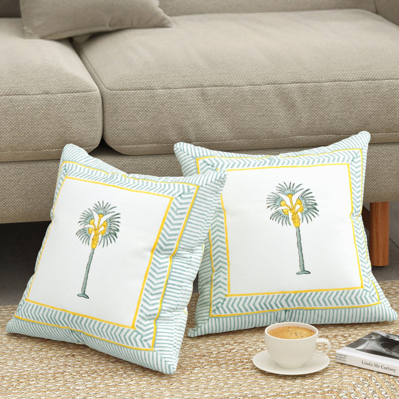 Canvas Blossom Cushion Covers - Premium Printed Designs for Elegant Home Decor