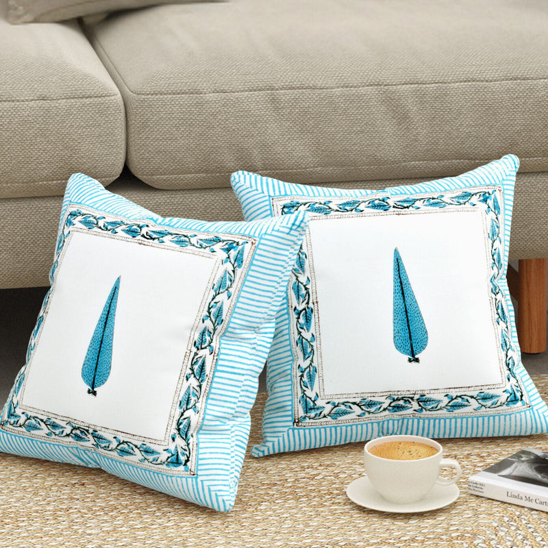 Canvas Blossom Cushion Covers - Premium Printed Designs for Elegant Home Decor