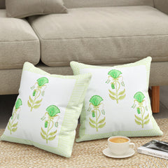 Canvas Blossom Cushion Covers - Premium Printed Designs for Elegant Home Decor