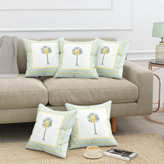 Canvas Blossom Cushion Covers - Premium Printed Designs for Elegant Home Decor