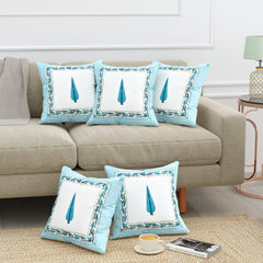 Canvas Blossom Cushion Covers - Premium Printed Designs for Elegant Home Decor