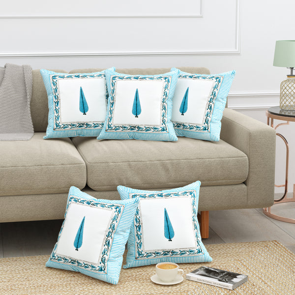Canvas Blossom Cushion Covers - Premium Printed Designs for Elegant Home Decor