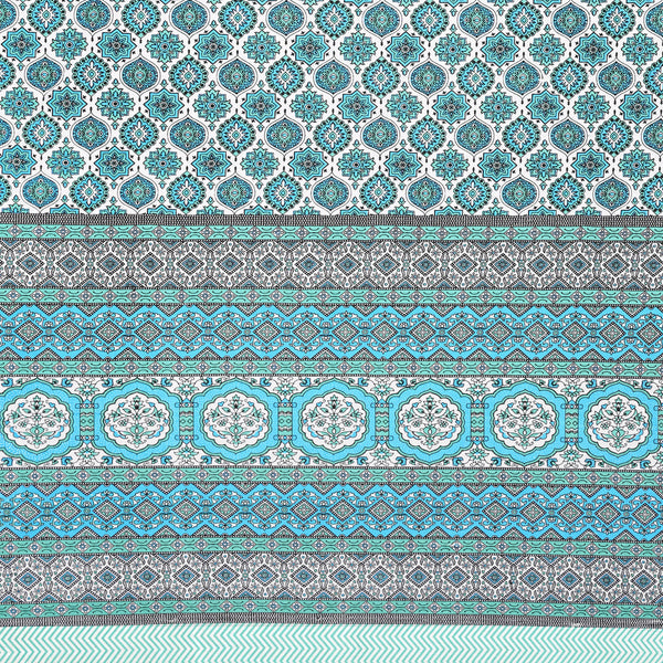 Ethnicjaipuri PURE COMFORT 100% Cotton Rajasthani Bedsheet with 2 Pillow Covers