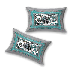 Ethnicjaipuri Cotton floral Bedsheets with Matching Pillow Covers